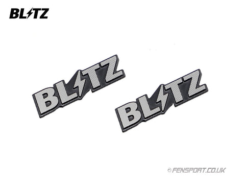 Blitz Logo Aluminium Sticker Emblem - 13738