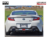 HKS Legamax Sports - Exhaust System - Burned Tips - GR86 - installed