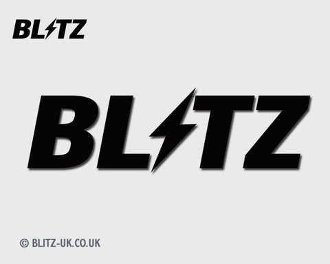 Blitz Sticker 100mm Black - Blitz 18513