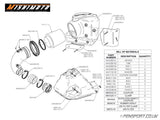 Air Intake System - Mishimoto - GR Supra A90 - parts diagram