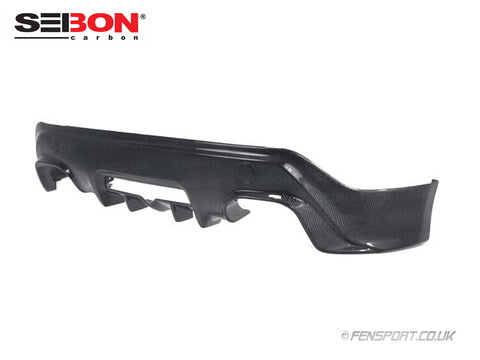 Seibon Carbon Fibre Rear Diffuser Cover - TB Style - GT86 & BRZ