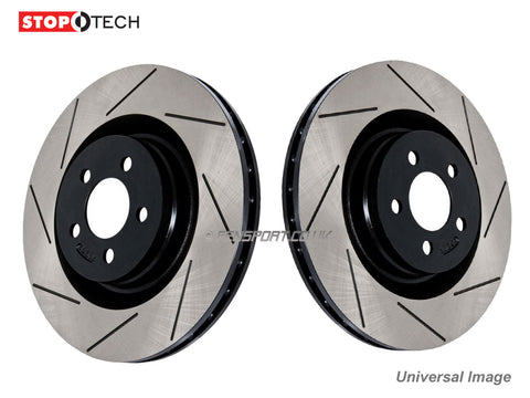 Brake Discs - Front - Stoptech - Grooved - 323mm - Supra JZA80 4 Piston