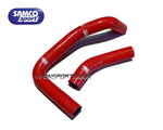 Red Samco Radiator Hose Set for Corolla AE86