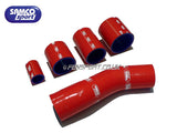 Red Samco Intercooler Hose Set for MR2 MK2 Turbo Rev 3