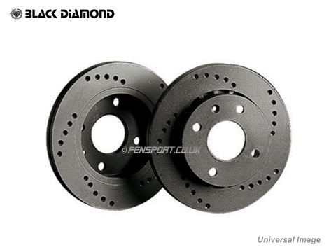 Brake Discs - Rear - Cross Drilled - MR2-2E 14 inch