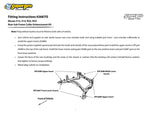 SuperPro - Rear Cross Member - Insert Enhancement Mounts - S13, S14, S15 & Skyline R33 & R34  - fitting instructions