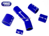 Blue Samco Intercooler Hose Set for MR2 MK2 Turbo Rev 3